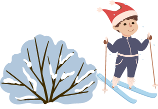 子供と乗るスキーリフト