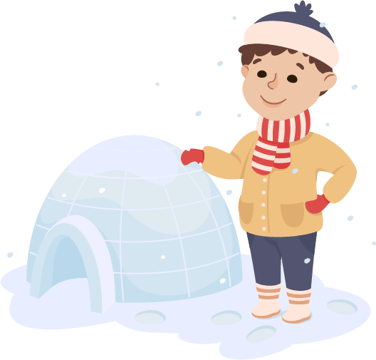 雪でかすむスキー場