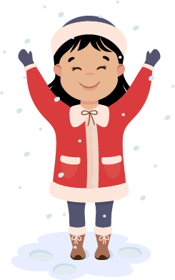 スキー場から雪山を望む